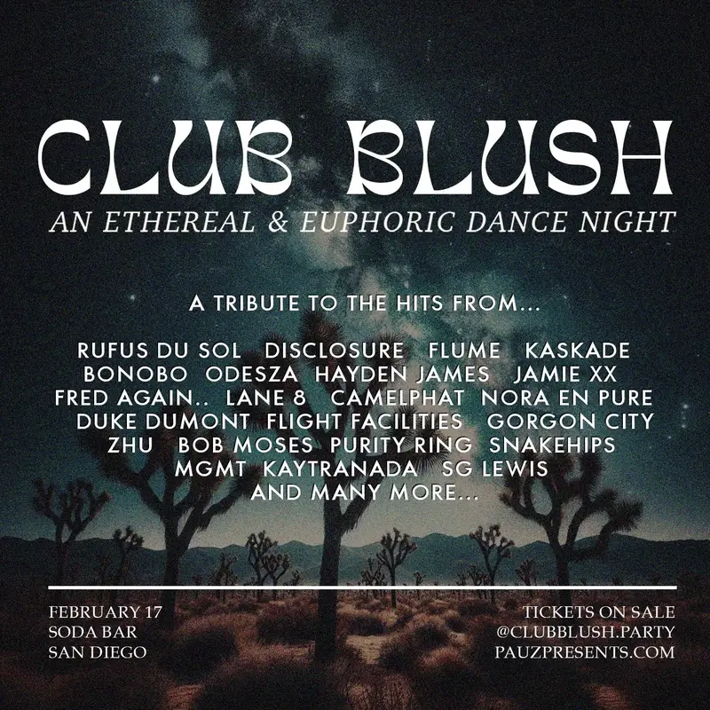 Main image for Club Blush - An Ethereal & Euphoric Dance Night