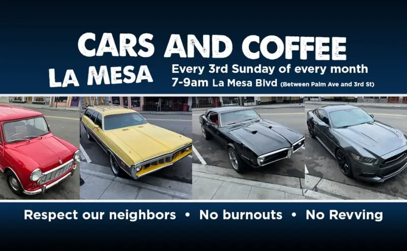 Main image for La Mesa Cars And Coffee