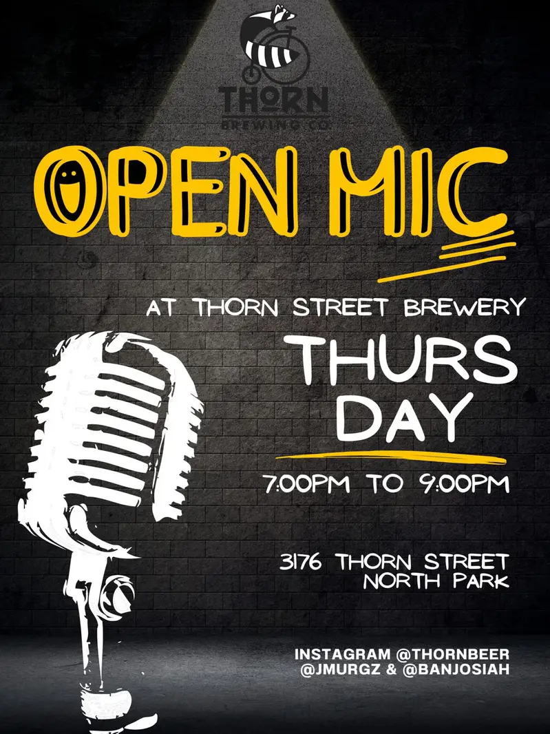 Main image for Open Mic Comedy Night at Thorn North Park