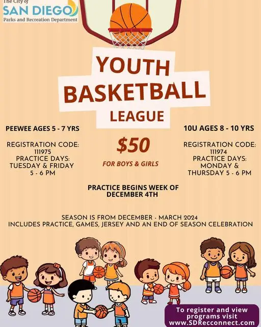 Main image for Youth Co-Ed Basketball League