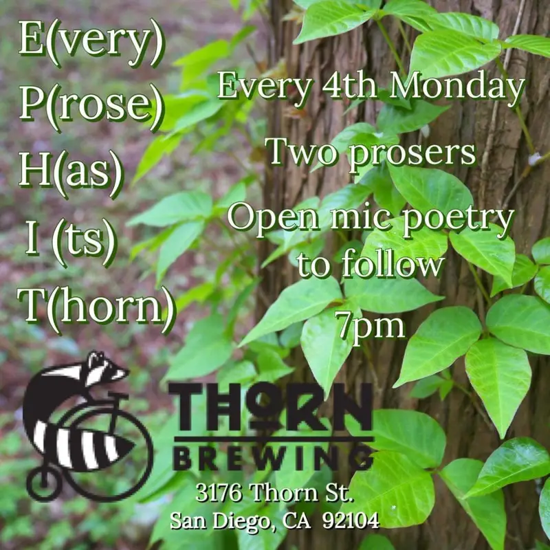 Main image for Open Mic Poetry Night at Thorn North Park